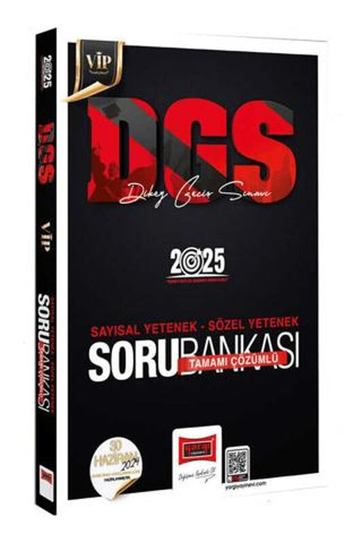 2025 DGS VİP Sayısal-Sözel Tamamı Çözümlü Soru Bankası | Yargı Yayınevi (Ciltsiz)