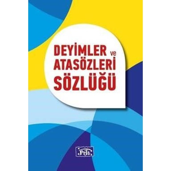 Deyimler ve Atasözleri Sözlüğü | Parıltı Yayınları (Ciltsiz)