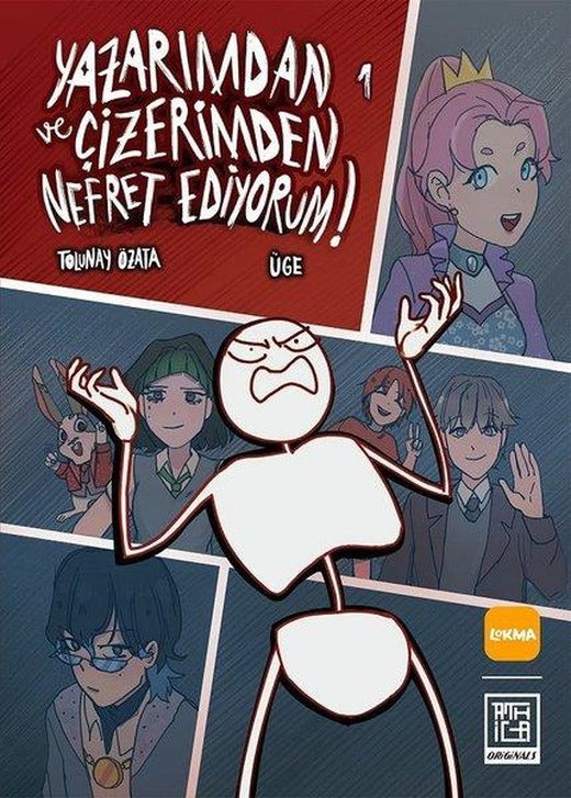 Yazarımdan ve Çizerimden Nefret Ediyorum 1 | Athica Yayınları (İnce Kapak)