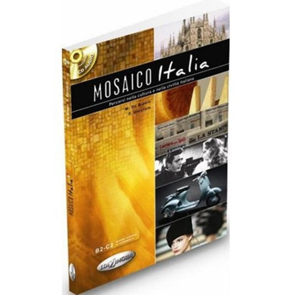 Mosaico Italia +CD (İtalyanca İleri Seviye) | Nüans (İnce Kapak)