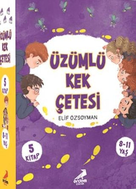 Üzümlü Kek Çetesi Seti (5 Kitap Takım) | Erdem Çocuk (Ciltsiz)
