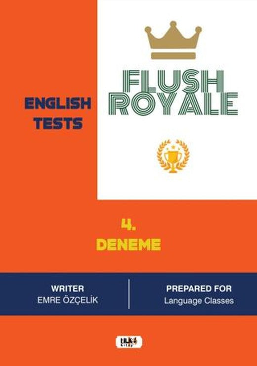 Flush Royale English Tests 4 | Tilki Kitap (Ciltsiz)