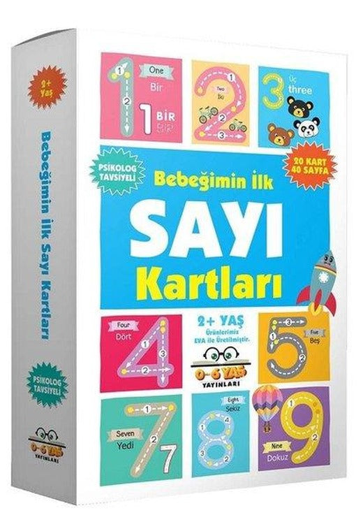 Bebeğimin İlk Sayı Kartları 2+ Yaş | 0-6 Yaş Yayınları (İnce Kapak)