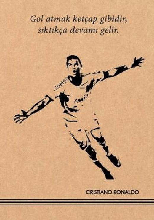 Cristiano Ronaldo Kraft Defter | Aylak Adam Kültür Sanat Yayıncılık