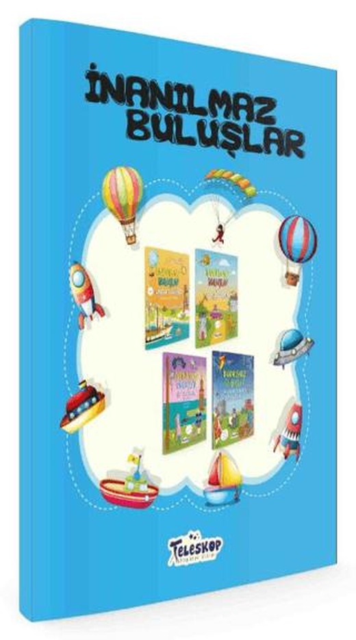 İnanılmaz Buluşlar Serisi (4 Kitap) | Teleskop Popüler Bilim (Ciltsiz)