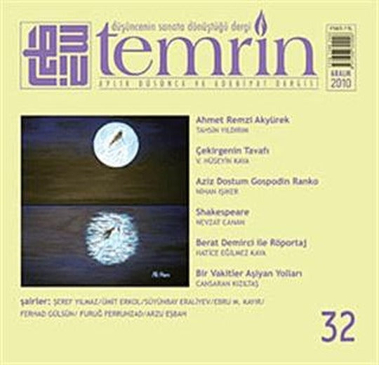 Temrin Düşünce ve Edebiyat Dergisi Sayı: 32 Aralık 2010 | Temrin Dergisi (Ciltsiz)