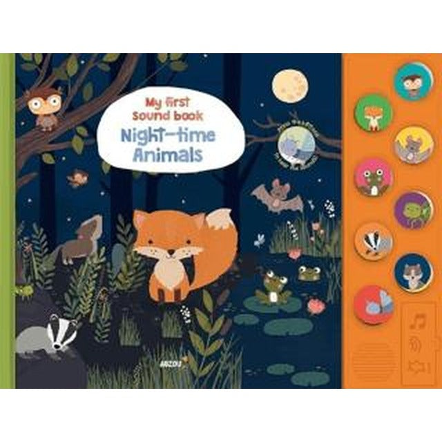 My First Sound Book: Night-Time Animals | Auzou Books (Ciltli)