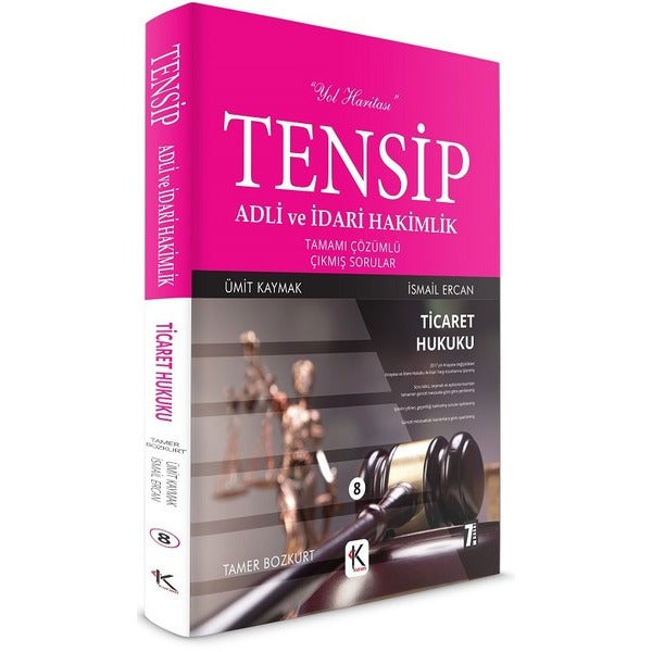 Ticaret Hukuku - Tensip Adli ve İdari Hakimlik Tamamı Çözümlü Çıkmış Sorular | Kuram Kitap (Ciltsiz)