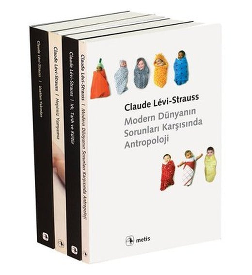 Claude Levi-Strauss Seti - 4 Kitap Takım - Hediyeli | Metis Yayınları (İnce Kapak)