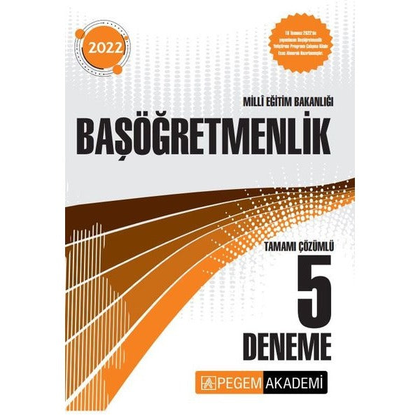 2022 Milli Eğitim Bakanlığı Başöğretmenlik 5 Deneme