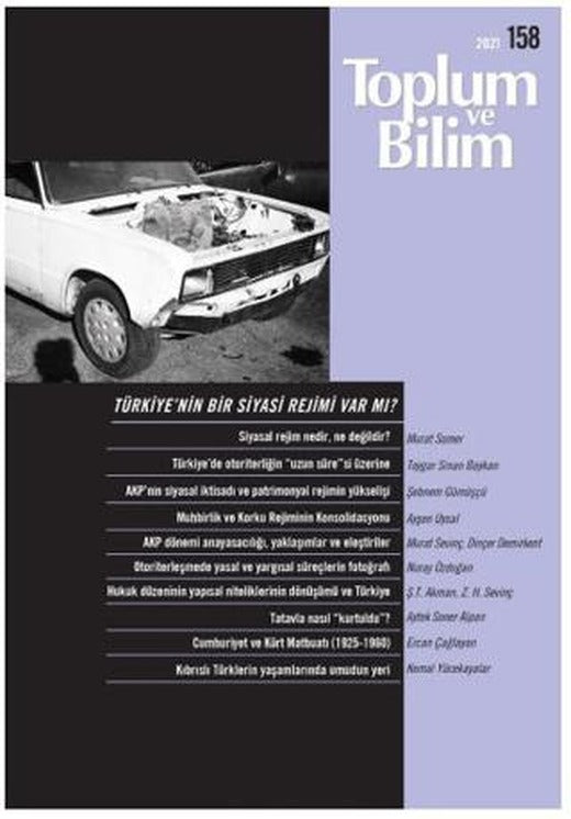 Toplum ve Bilim Sayı: 158 | İletişim Yayınevi (Ciltsiz)