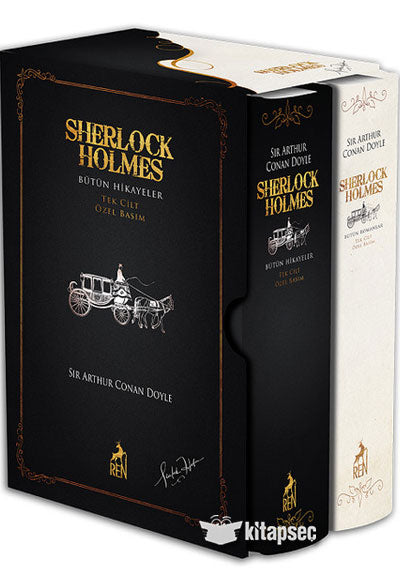 Sherlock Holmes Bütün Eserleri Seti 2 Cilt Takım - Sir Arthur Conan Doyle kitap kapağı