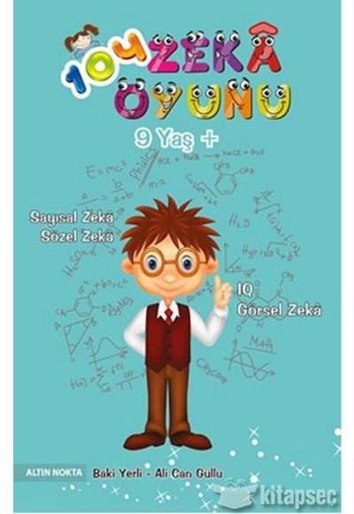 104 Zeka Oyunu 9 Yaş - Ali Can Güllü kitap kapağı