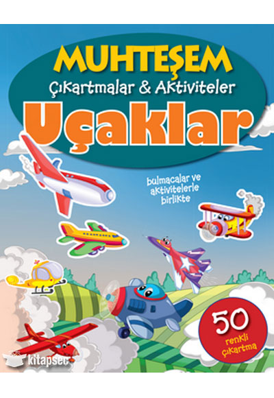 Muhteşem Çıkartmalar - Aktiviteler Uçaklar - Parıltı Komisyon kitap kapağı