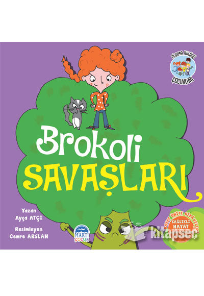 Pijama Kulübü Çocukları Brokoli Savaşları - Ayça Atçı kitap kapağı