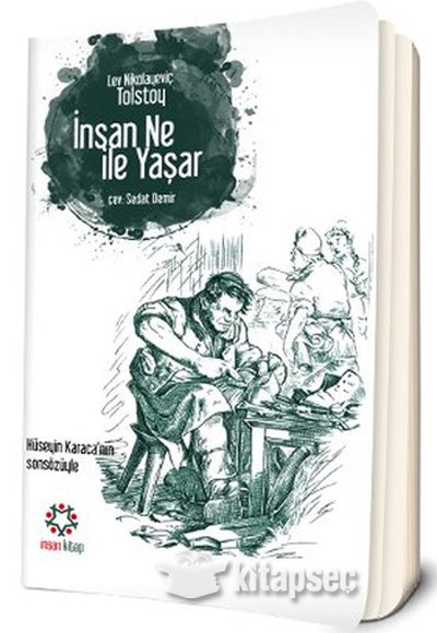 İnsan Ne İle Yaşar? - Lev Nikolayeviç Tolstoy kitap kapağı