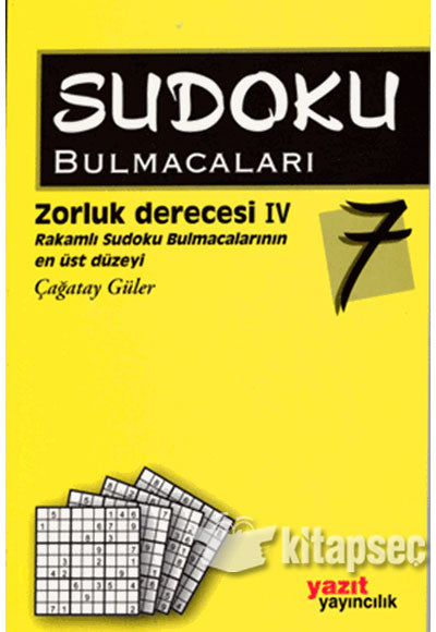 Sodoku Bulmacaları 7 - Çağatay Güler kitap kapağı