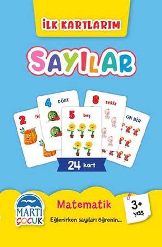 Sayılar - İlk Kartlarım 3+ Yaş | Martı Yayınları
