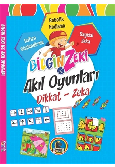 Bilgin Zeki ile Akıl Oyunları (Mavi Kitap) - Kolektif kitap kapağı