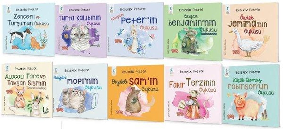 Beatrix Potter Seti - 10 Kitap Takım | Çocuk Gelişimi Yayınları (İnce Kapak)