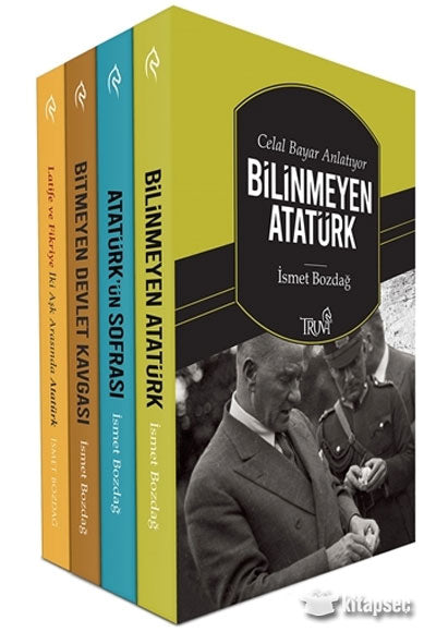 Bilinmeyen Atatürk Seti 4 Kitap - İsmet Bozdağ kitap kapağı