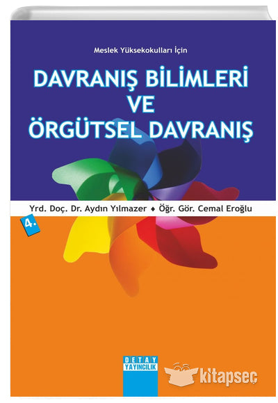 Meslek Yüksekokulları İçin Davranış Bilimleri ve Örgütsel Davranış - Cemal Eroğlu kitap kapağı