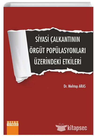 Siyasi Çalkantının Örgüt Popülasyonları Üzerine Etkinleri - Mehtap Aras kitap kapağı