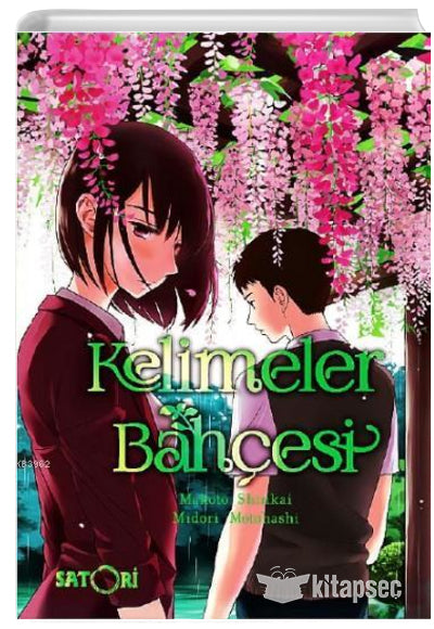 Kelimeler Bahçesi - Makoto Shinkai kitap kapağı