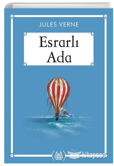 Esrarlı Ada (Gökkuşağı Cep Kitap) - Jules Verne kitap kapağı