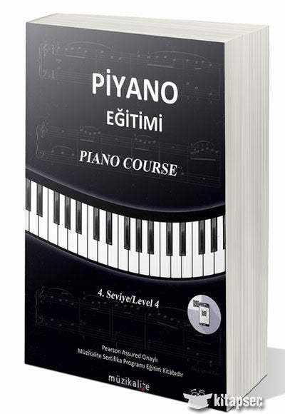 Cinius Yayınevi Piyano Eğitimi - Pıano Course 4.Seviye/Level 4 - Elvan Gezek Yurtalan kitap kapağı