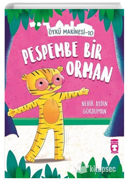 Pespembe Bir Orman-Öykü Makinesi 10 - Nehir Aydın Gökduman kitap kapağı