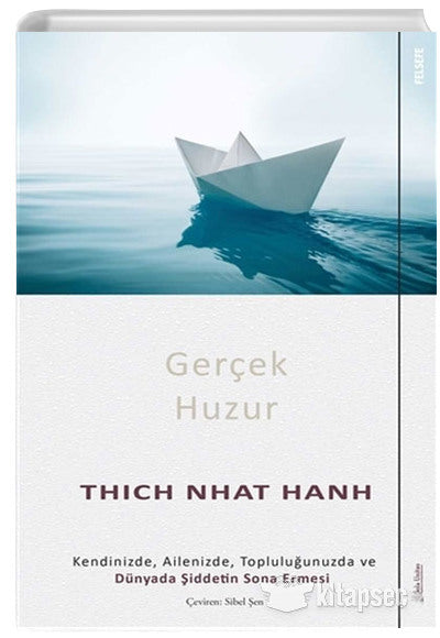 Gerçek Huzur - Thich Nhat Hanh kitap kapağı