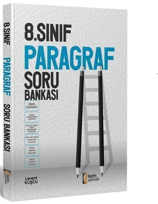 2024 8. Sınıf LGS Paragraf Soru Bankası | İsem Yayıncılık - Ortaokul (İnce Kapak)