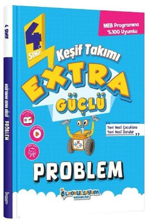 4. Sınıf Keşif Takımı Extra Güçlü Problem | İlkokulluyum (Ciltsiz)