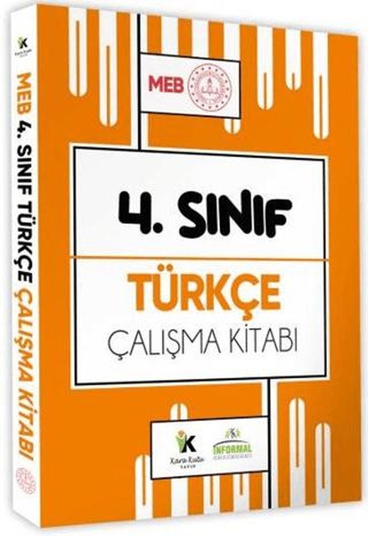 2025 MEB ÖDM İlkokul 4.Sınıf Türkçe Çalışma Kitabı Alıştırmalı - Etkinlikli Soru Bankası