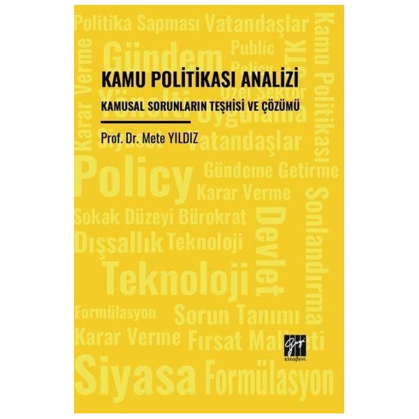 Kamu Politikası Analizi | Gazi Kitabevi (Ciltsiz)
