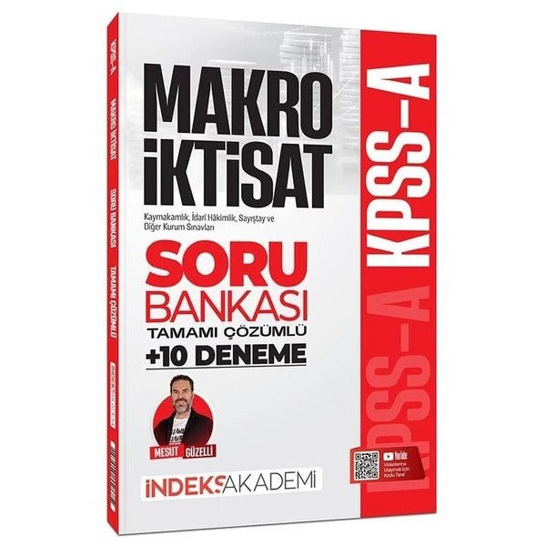 2026 KPSS A Grubu Makro İktisat Soru Bankası ve 10 Deneme Çözümlü | İndeks Akademi (İnce Kapak)