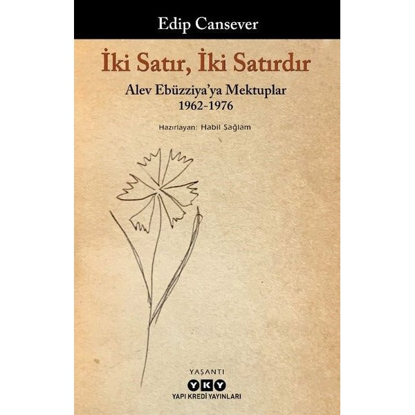 İki Satır İki Satırdır - Alev Ebüzziya'ya Mektuplar 1962-1976 | Yapı Kredi Yayınları