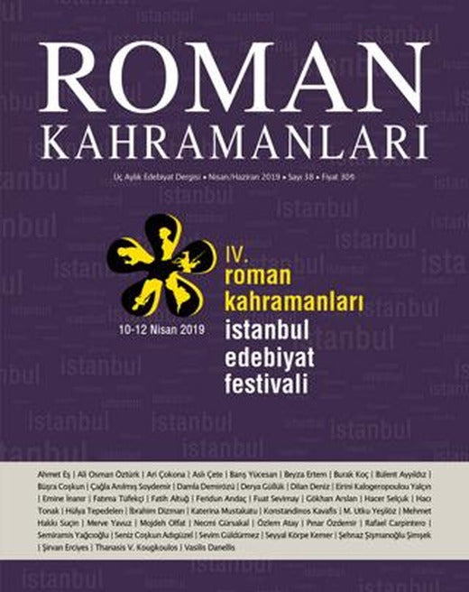 Roman Kahramanları Sayı: 38 Nisan-Haziran 2019 | Roman Kahramanları Dergisi (Ciltsiz)