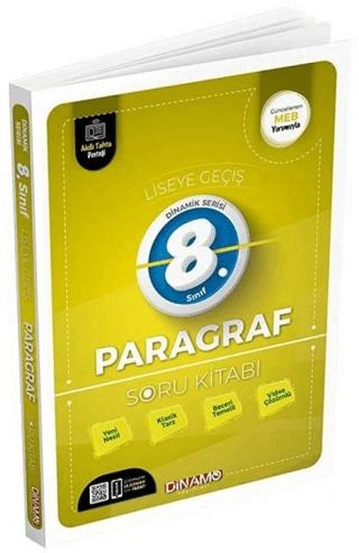 8. Sınıf Paragraf Soru Bankası | Dinamo Yayınları (Ciltsiz)