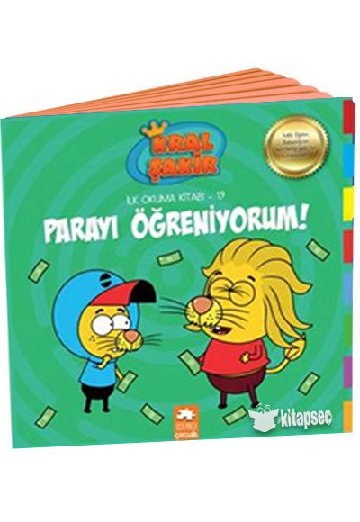 Parayı Öğreniyorum / Kral Şakir İlk Okuma Kitabı 19 - Varol Yaşaroğlu kitap kapağı