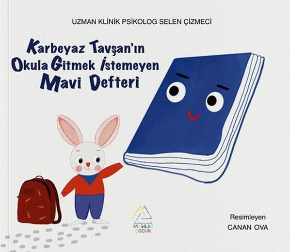 Karbeyaz Tavşan'ın Okula Gitmek İstemeyen Mavi Defteri ve Mimi'nin Dünyası Tırnaklarımı Yemeyeceğim | Mahlas Çocuk (İnce Kapak)