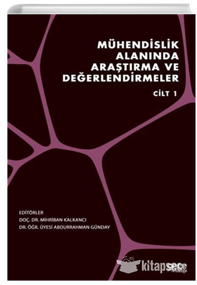 Mühendislik Alanında Araştırma ve Değerlendirmeler Cilt 1 - Abdurrahman Günday kitap kapağı