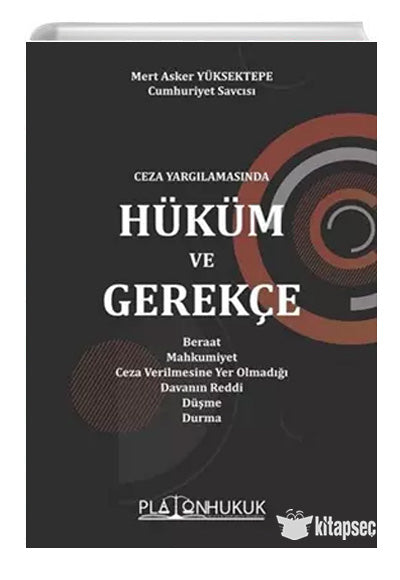 Ceza Yargılamasında Hüküm ve Gerekçe - Mert Asker Yüksektepe kitap kapağı