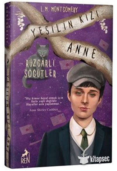 Yeşilin Kızı Anne 4 Rüzgarlı Söğütler L. M. Montgomery - Lucy Maud Montgomery kitap kapağı