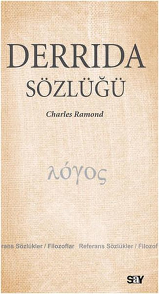 Derrida Sözlüğü | Say Yayınları (İnce Kapak)