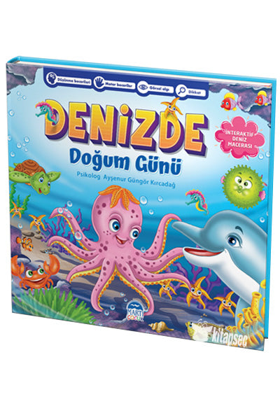 Denizde Doğum Günü Martı Çocuk Yayınları - Ayşenur Güngör Kırcadağ kitap kapağı
