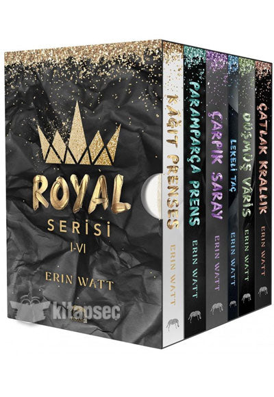 Royal Serisi 6 Kitap Kutulu Set - Erin Watt kitap kapağı