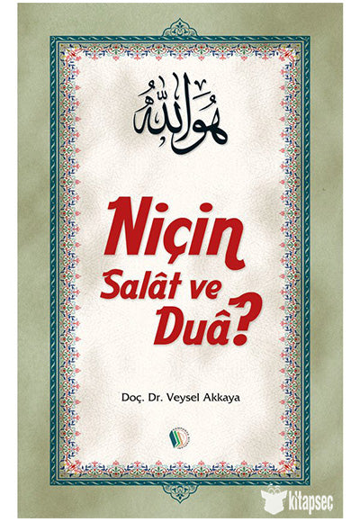 Niçin Salat ve Dua? - Veysel Akkaya kitap kapağı