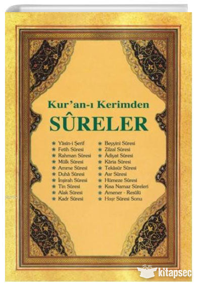 Kur'an-ı Kerim'den Sureler - Ali Hüsrevoğlu kitap kapağı